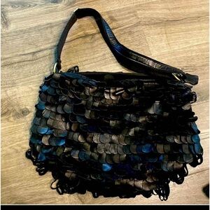 Leather Boho/Hobo bag.